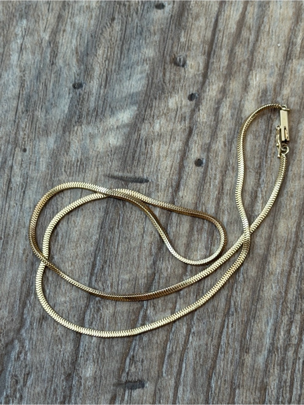 14k gold snake chain - Picture 2 of 5